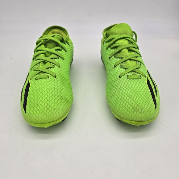 Adidas Shoe 2.5 Youth X Speedportal.3 FG Soccer Cleats GW8500 Solar Green Black - Picture 2 of 9